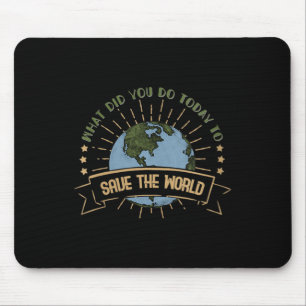 Womens Environmental Protection - Climate Change Mouse Pad