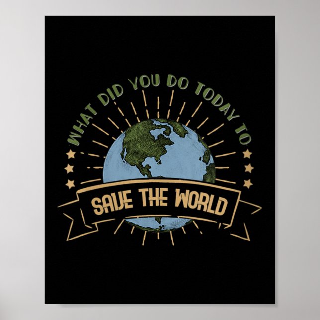 Womens Environmental Protection - Climate Change Poster (Front)