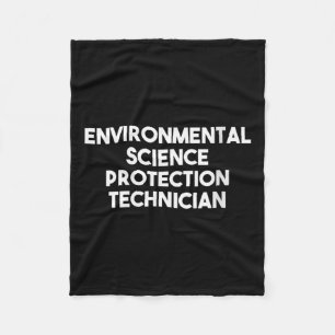 Womens Environmental Science Protection Fleece Blanket