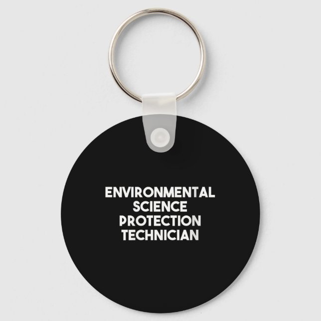 Womens Environmental Science Protection Key Ring (Front)