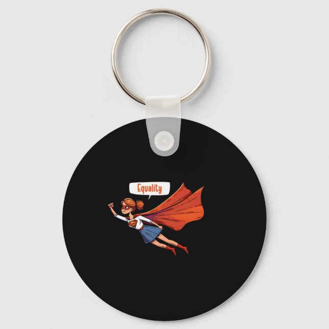 Women's Equality Day Equal Work For Equal Pay - Eq Key Ring (Front)