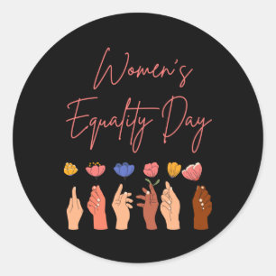 Women's Equality Day Sticker3  Classic Round Sticker