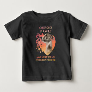 Womens Every Once In A While A Dog Enters Baby T-Shirt