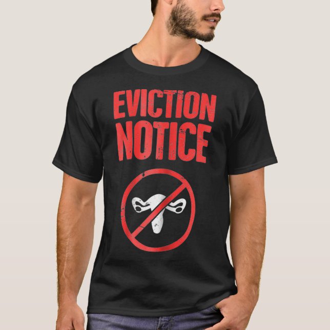 Womens Eviction  Recovery Present for a Hysterecto T-Shirt (Front)