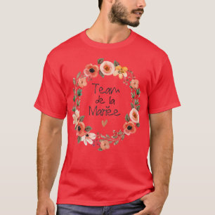 Womens EVJF Personalised Team Bride Bride Crown Te T-Shirt