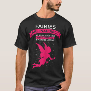 Womens Fairies Angels Magic Sparkels Quote, Fairy T-Shirt