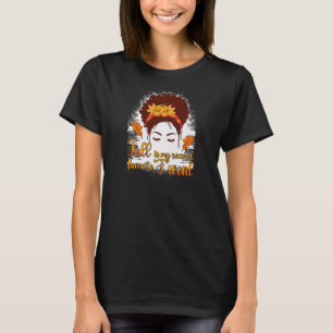 Womens Fall Is My Second Favorite F Word Fall Mes T-Shirt