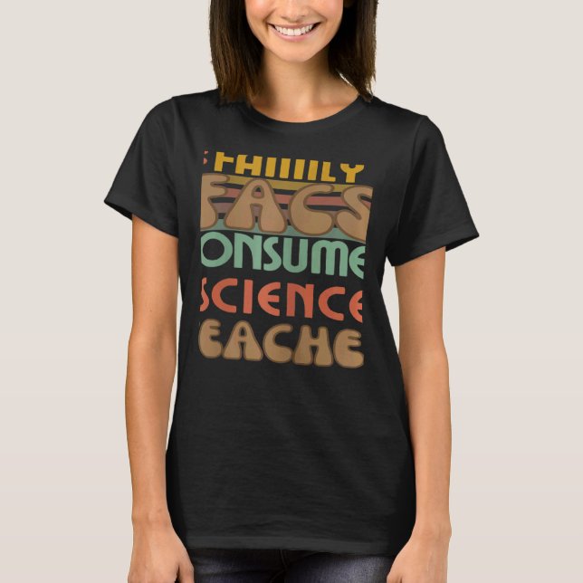Womens Family and Consumer Science FACS Teacher Ba T-Shirt (Front)