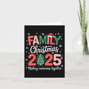 Womens Family Christmas 2025 Matching Men Women Ki Card