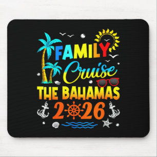 Women's Family Cruise Bahamas Summer Design Mouse Pad