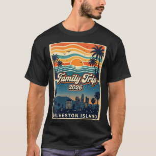 Womens Family Trip 2026 Galveston Island Matching T-Shirt