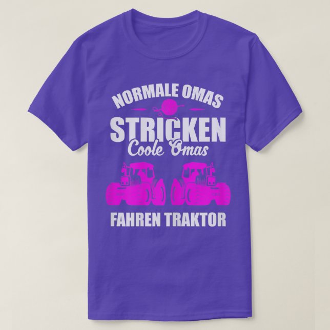 Womens Farmer tractor grandma farmer gift  T-Shirt (Design Front)