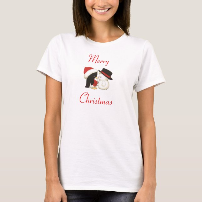 Women's Fashions - Merry Christmas T-Shirt (Front)