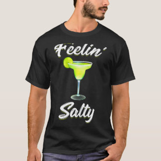 Womens Feelin' Salty Cinco De Mayo Margarita T-Shirt