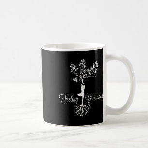 Womens Feeling Grounded Reaching Zen Yoga Instruct Coffee Mug