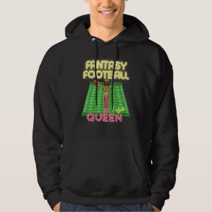 Women's Female Fantasy Football Queen League Champ Hoodie