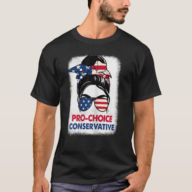 Womens Feminis Pro Choice Conservative Mind Your O T-Shirt (Front)