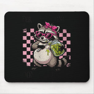 Women's feral and pregnant dont touch funny mouse pad