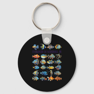 Women's fernando de noronha brazil colourful fish key ring