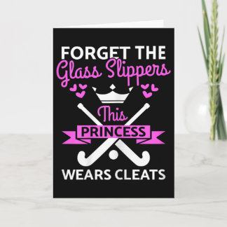 Womens Field Hockey Girl Quote - Field Hockey Trai Card