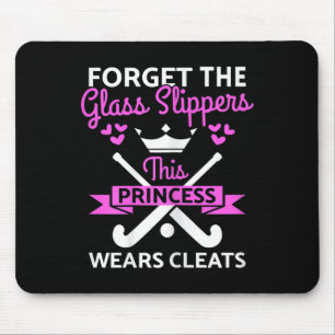 Womens Field Hockey Girl Quote - Field Hockey Trai Mouse Pad