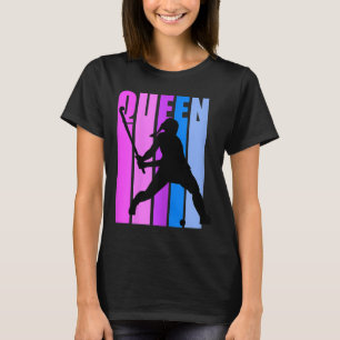 Womens Field Hockey Queen Birthday Sports Girls Te T-Shirt