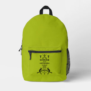 Women's Field Hockey Sports Printed Backpack