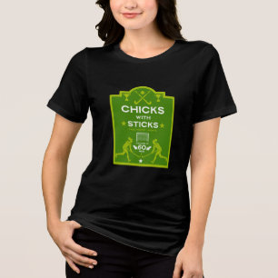 Women's Field Hockey Sports Tri-Blend Shirt
