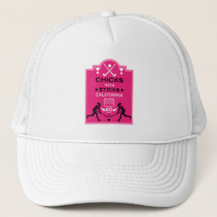 Women's Field Hockey Sports Trucker Hat