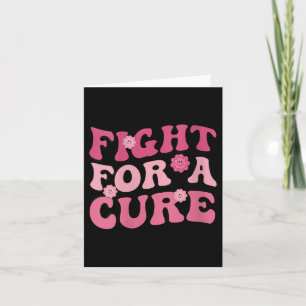 Womens Fight For A Cure Breast Cancer Awareness Ho Card