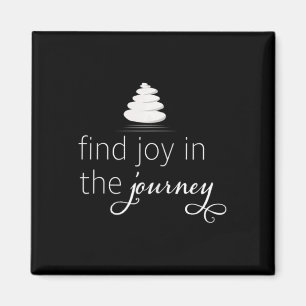 Womens Find Joy In The Journey Mindfulness Meditat Magnet
