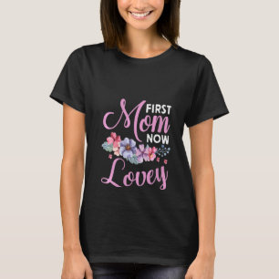 Womens First Mum Now Lovey Grandma Blessings Promo T-Shirt