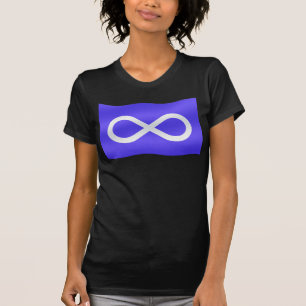Womens First Nation T-Shirt Metis Flag Shirt