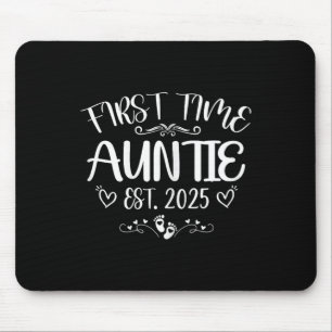 Womens First Time Auntie Est 2025 Soon To Be Mom M Mouse Pad