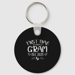 Womens first time gram est 2025 soon to be mum key ring