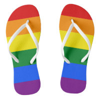 Womens Flip Flops - Pride Colors
