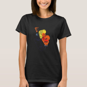 Womens Flower of Life Mandala with Yoga Tattoo Hen T-Shirt