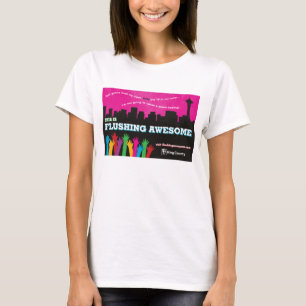 Women's Flushing Awesome T-Shirt White