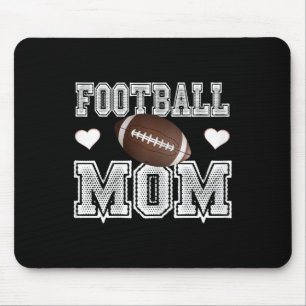 Womens Football Shirt For Moms-football Mum -love Mouse Pad