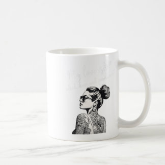 Womens For Anti Valentine’s Day Tattooed Single Wo Coffee Mug