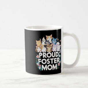 Womens Foster Cat Adopt Shirt Proud Foster Mum Coffee Mug