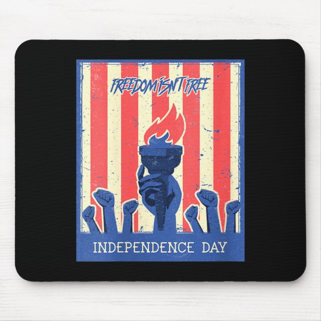Womens freedom isn't independence day  mouse pad (Front)