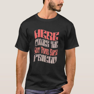Womens   Friend Got Your Back Retro Matching Bache T-Shirt