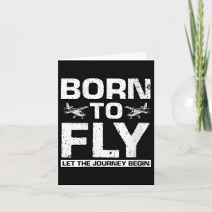 Womens Fueled By Flight Let The Journey Begin Quot Card