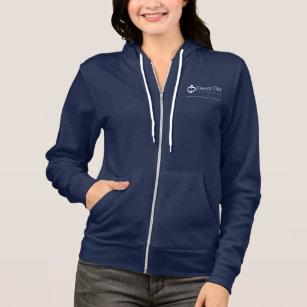 Women's Full Zip Fleece Jogger - Navy Hoodie
