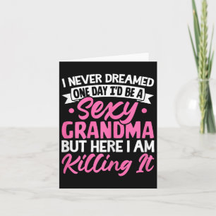 Womens Fun Hilarious Grandmother Joke I Am Y Grand Card