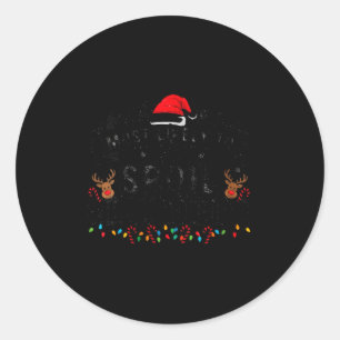 Womens Fun Humoir Most Likely To Sil The Grandkids Classic Round Sticker