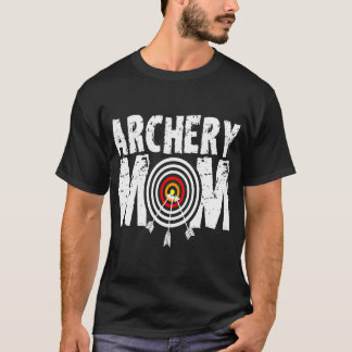 Womens Funny Archery Mum Archery shooter Bow T-Shirt
