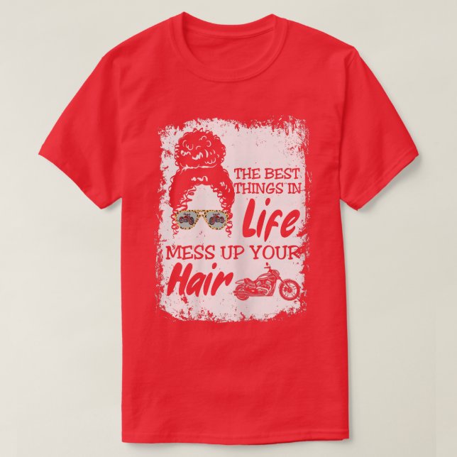 Womens Funny Biker Woman Wife Girlfriend Biker Acc T-Shirt (Design Front)