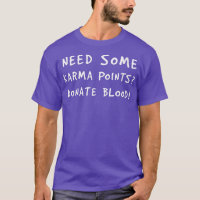 Womens Funny Blood Donation Blood Donor VNeck